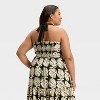 Women's Tank Top - A New Day™ Black/Cream - 2 of 3