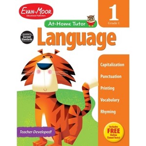 Language Skills, Grade 1 Workbook - (At-Home Tutor) by  Evan-Moor Educational Publishers (Paperback) - 1 of 1