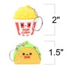 ArtCreativity Fast Food Keychains For Kids (Set of 6) - 3 of 4