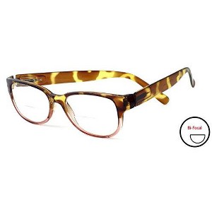 Calabria Bi-Focals 4373CB Reading Glasses with Matching Case. Great"Cheaters" Readers with Stylish European Design - 1 of 4