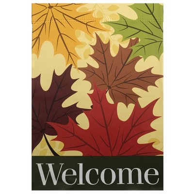 Northlight Welcome Autumn Harvest Outdoor Garden Flag 12.5" x 18"