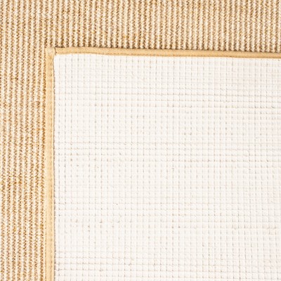 Elegant Ivory Hand-Knotted Wool & Silk Blend Area Rug 4' x 6'