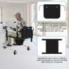 Patient Transfer Chair, Hoyer Lift for Home, Bathroom Wheelchair with 180 Split Seat and Potty, Portable Elderly Lift Bedside Commode Chair - 2 of 4