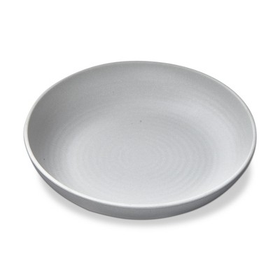 TAG Light Gray Brooklyn Melamine Plastic Dinning Butter/Bread Plate Dishwasher Safe Indoor/Outdoor 9.5x9.5 inch Set 4