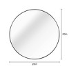 MAYEERTY Metal Framed Round Bathroom Mirror for Wall - 4 of 4