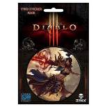 JINX Inc. Diablo III 3" Round Sticker 2-Pack: Wizard Class