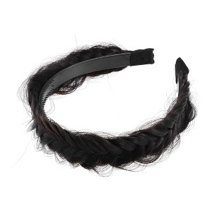 Unique Bargains Women's Synthetic Hair Braided Headband - 1 of 4