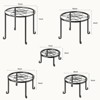 SKONYON Metal Plant Stands Flowerpot Holders Indoor Outdoor - 3 of 3