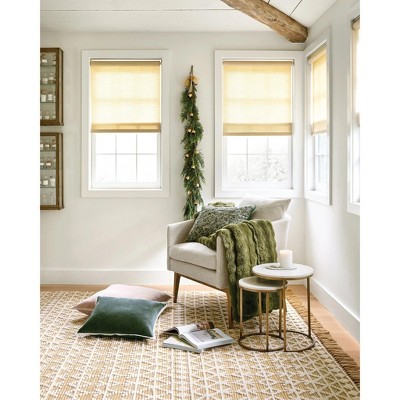 Pembrook Ochre and Ivory Handwoven Wool Runner Rug