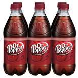 Dr Pepper Soda - 6pk/16 fl oz Bottles