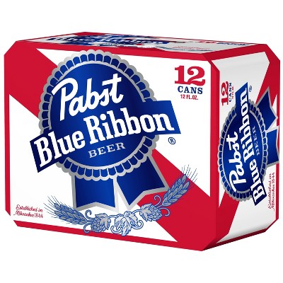 Pabst Blue Ribbon Beer - 12pk/12 fl oz Cans