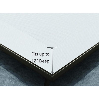 White Twin Waterproof Bed Bug Proof Mattress Encasement Protector