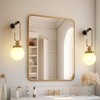 DORESshop 6 in. 1-Light 2-Pack Wireless Dimmable Sconce Lamps for Cozy Bedroom or Reading Corner - 2 of 4