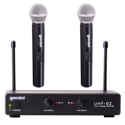GEMINI DUAL HANDHELD WIRELESS SYS UHF02MS34