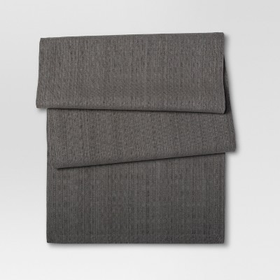 gray table runner