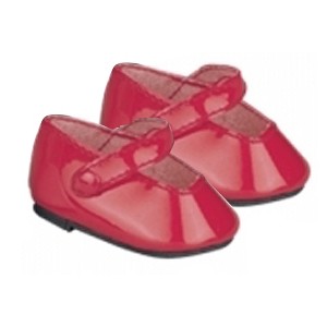 Sophia’s Mary Jane Shoes for 18” Dolls, Red - 1 of 3