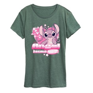 Women's - Lilo and Stitch - Y2K Angel Short Sleeve Graphic T-Shirt - 1 of 4