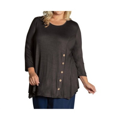 Women's Tamsin 3/4 Sleeve Top - Plus - On The Plus Side
