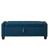 CAVINAS 48" Ottoman Bench with Storage,Upholstered Tufted Faux Leather PU Ottoman with Flip Top,Footboard Footrest for Bedroom - 4 of 4