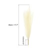 Unique Bargains Party Wall Vase Wedding Decor Fluffy Faux Pampas Grass 6 Pcs - 2 of 4