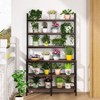 Hommoo 6-Tier Bookshelf, Industrial Bookcase Storage Rack - 3 of 4
