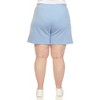 Plus Size Super Soft Drawstring Waistband Sweat Short - 3 of 4