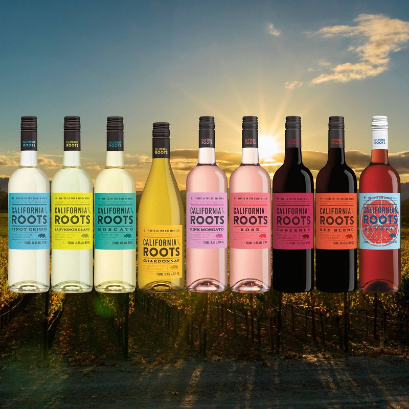 Moscato White Wine - 750ml Bottle - California Roots&#8482;, 3 of 7