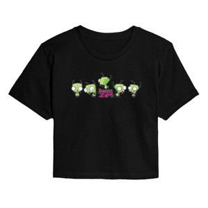 Women's - Invader Zim - Dancing Gir Cropped Graphic T-Shirt - 1 of 4