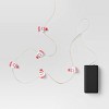 20ct LED Battery Operated Snowman Dew Drop Lights Warm White with Silver Wire - Wondershop™ - 4 of 4
