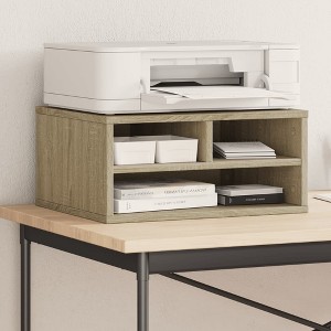 Aghana Digitals Sonoma Oak Engineered Wood Printer Stand with Storage Shelf - 19.3"x15.7"x8.9" - 1 of 4
