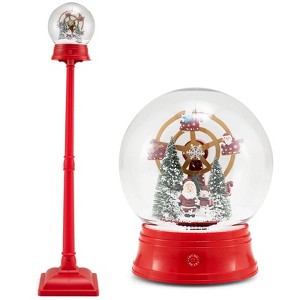 Costway 5 Ft Musical Christmas Street Lamp with 8 Tunes & 15 Colorful LED Lights for Porch - 1 of 1
