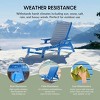 WestinTrends Adirondack Outdoor Chaise Lounge for Patio Garden Poolside - 3 of 4