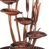 John Timberland Water Lilies and Cat Tails Rustic Cascading Outdoor Floor Water Fountain 33" for Yard Garden Patio Home Deck Porch House Exterior Roof - image 4 of 4