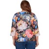 Dramatic Floral Lace Neck Top - 2 of 4