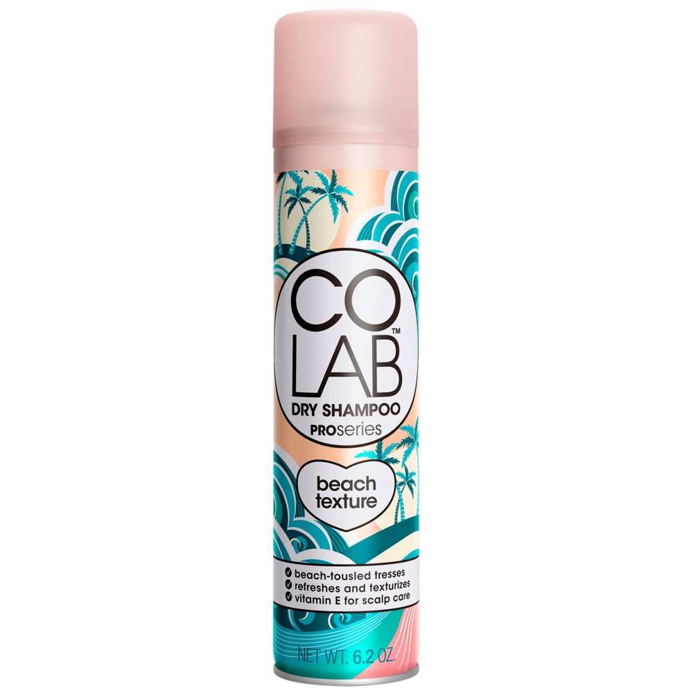 COLAB Beach Texturizing Dry Shampoo - Fresh Coconut and Orange Scented - 6.2oz