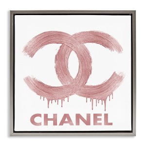 Stupell Industries Dripping Paint Fashion Brand, 18" x 18" - 1 of 4