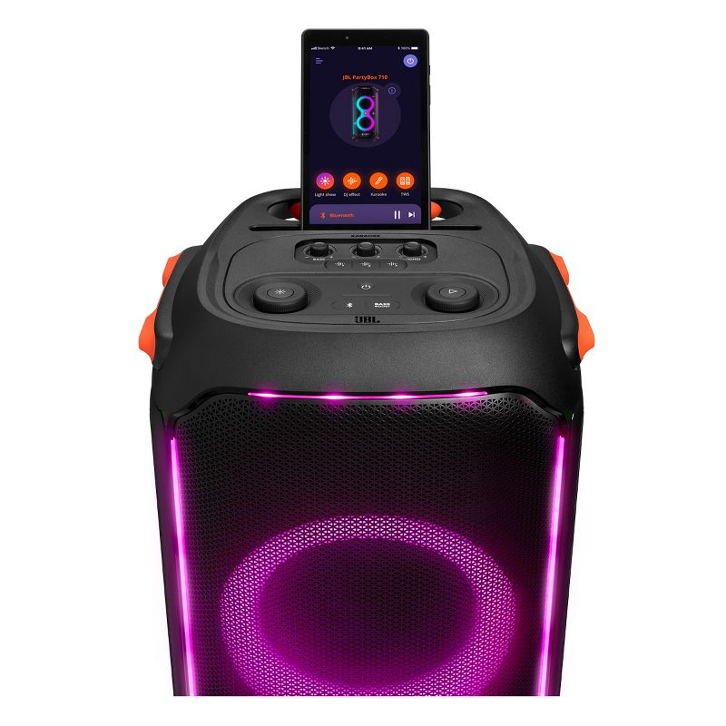JBL PartyBox 710 Bluetooth Portable Party Speaker with Built-in Light and Splashproof Design, 5 of 17