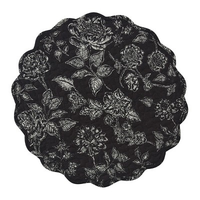 Park Designs Blooming Round Placemat Set Of 4
