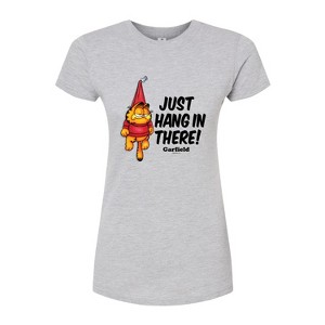 Women's - Garfield - Just Hang In There Fitted Graphic T-Shirt - 1 of 3