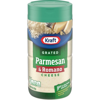Kraft 100% Grated Parmesan & Romano Cheese 8oz
