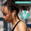 iHome Airpods Case Cover with Wired Magnetic Neckband, Airpods Generation 2 & Generation 1, Mint - 4 of 4