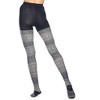 Memoi Traditional Geometric Lifestyle Sweater Tights Denim Heather S-M - 3 of 4