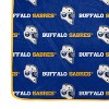 NHL Buffalo Sabres Repeat Logo Wordmark Ultra Soft Blanket - 2 of 3