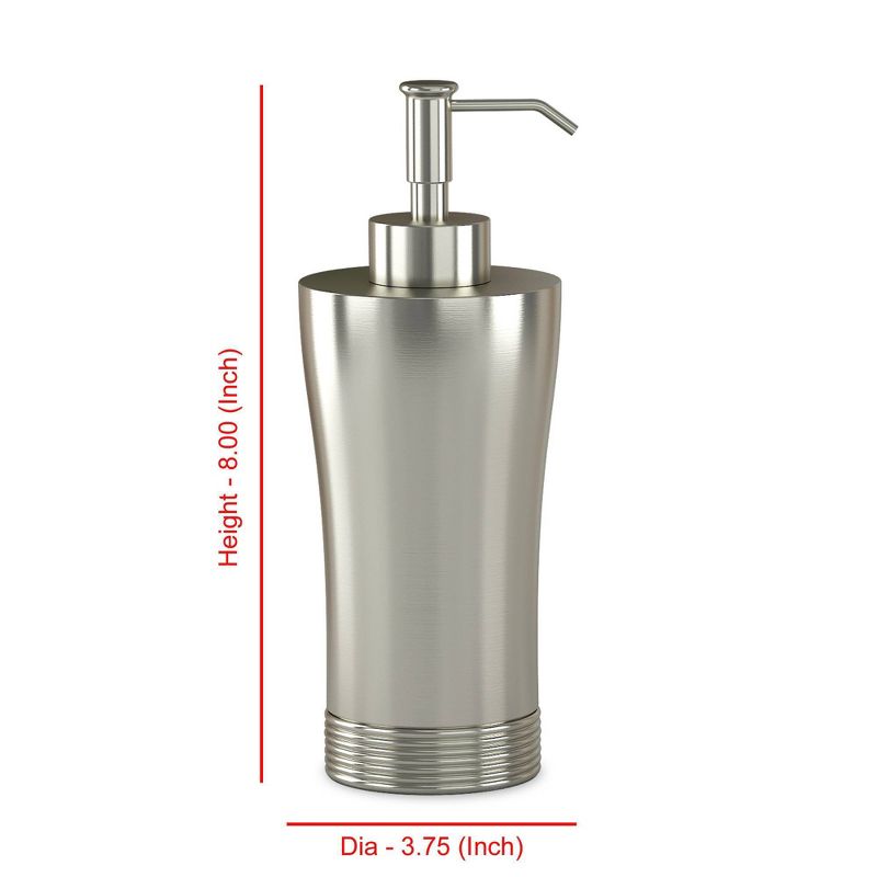 Special Metal Liquid Soap Dispenser - Nu Steel, 3 of 7