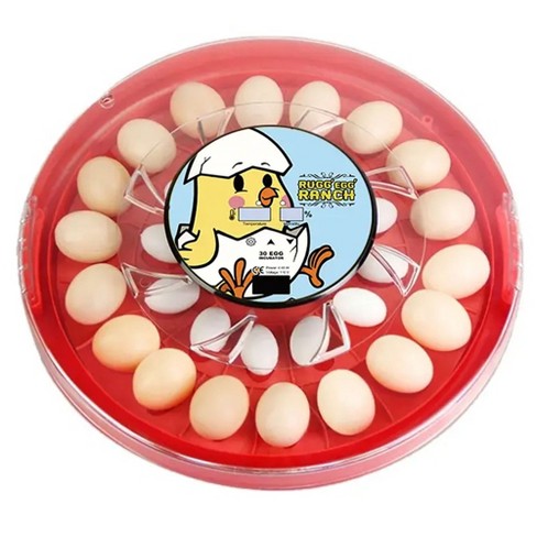 Rugg'egg' Ranch Reggr30eir 30 Egg Fully Visible Clear Top Auto Turning ...