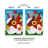 Evergreen Fall Gnome Trio Garden Applique Flag 12.5 x 18 Inches Indoor Outdoor Decor - 4 of 4