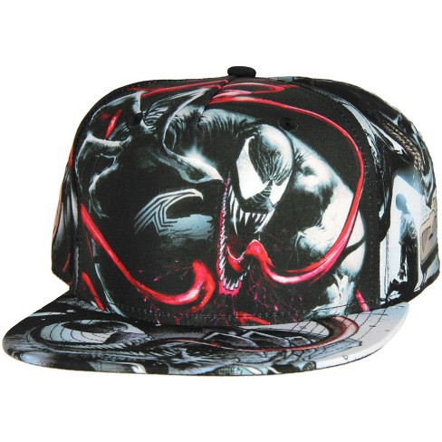 Kirby Sublimated All Over Print Flat Bill Snapback Hat