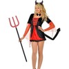 4E's Novelty Black Devil Costume Set: Horns Headband, Tail, Pitchfork, Bowtie – Devil Costume for Women Classic Devil Costume Dress-Up Kit - 4 of 4