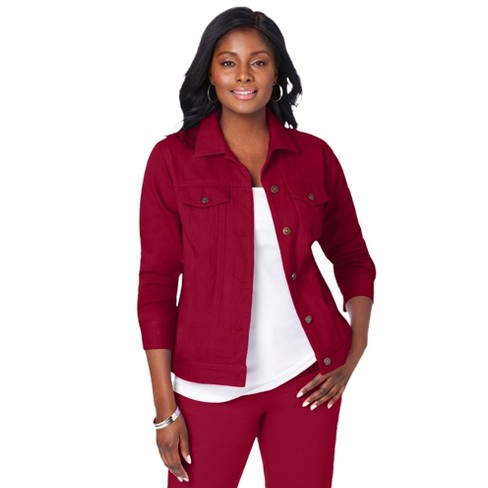 Target burgundy hot sale jacket