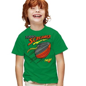 Boys' Short Sleeve Nerf Turbo Screamer T-Shirt - 1 of 4